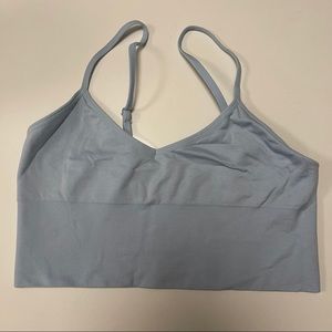 Forever 21 Baby Blue Cropped Cami Tank Top